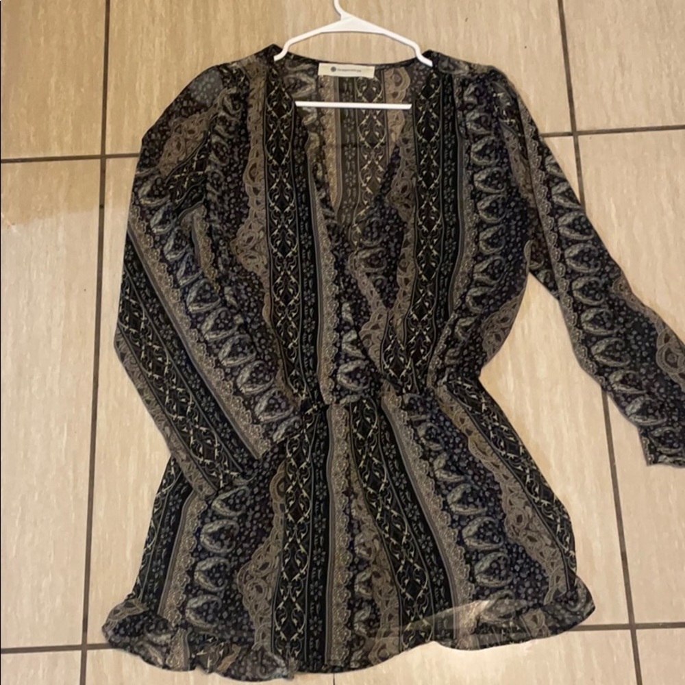 Long sleeve romper